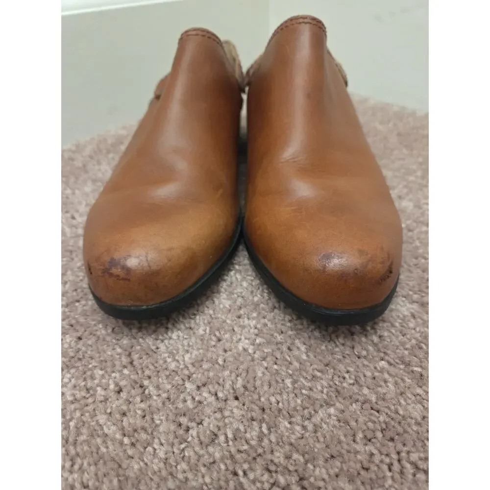 Ariat Mules Brown Leather Slingback Clogs Comfort Western Casual Shoes Womens 11
